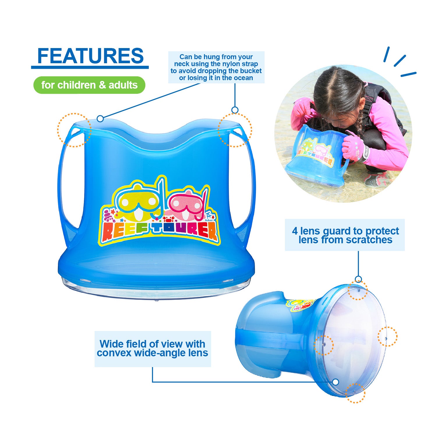 Underwater Snorkeling Viewing Bucket, RA0506U