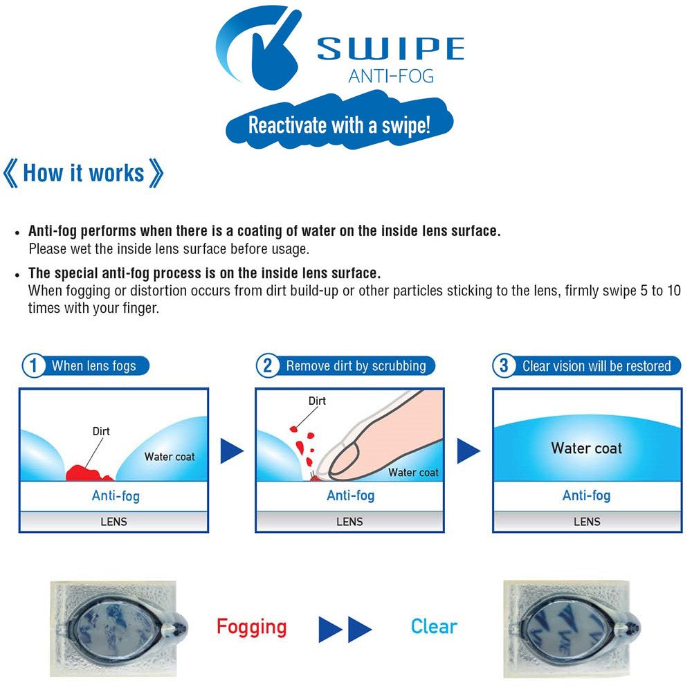 Junior SWIPE Swim Goggles for Ages 6-12, V-760JASA