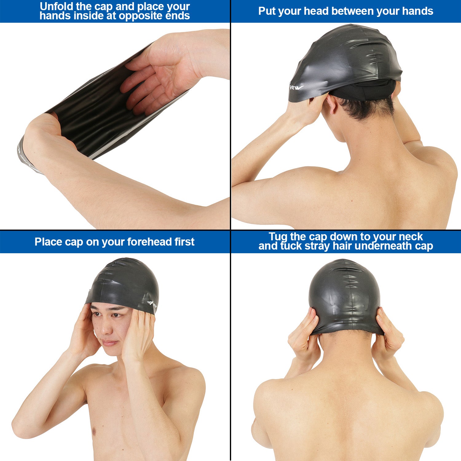 Silicone Swim Cap, V-31A