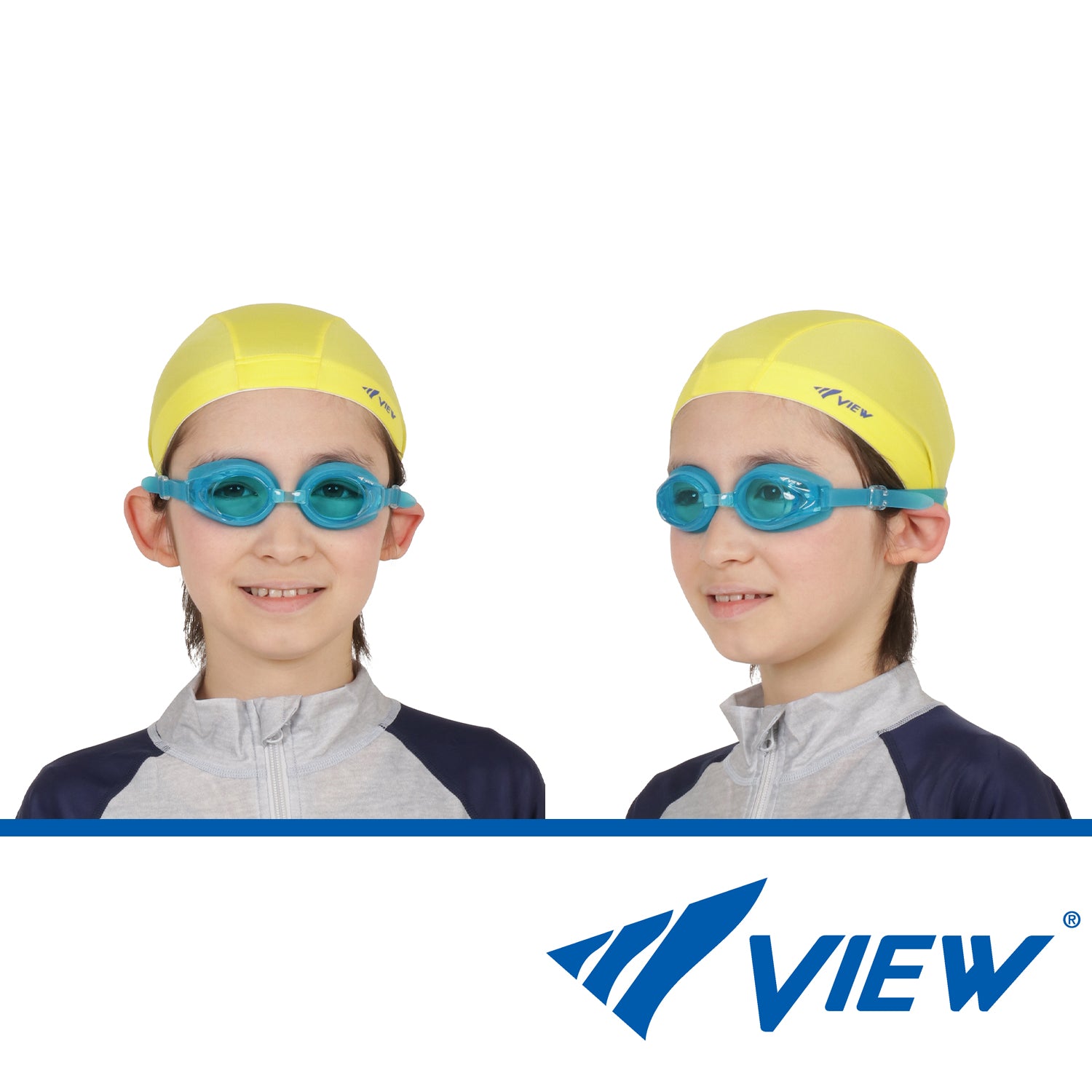 Junior Squidjet Swim Goggles for Ages 4-9, V-710JA