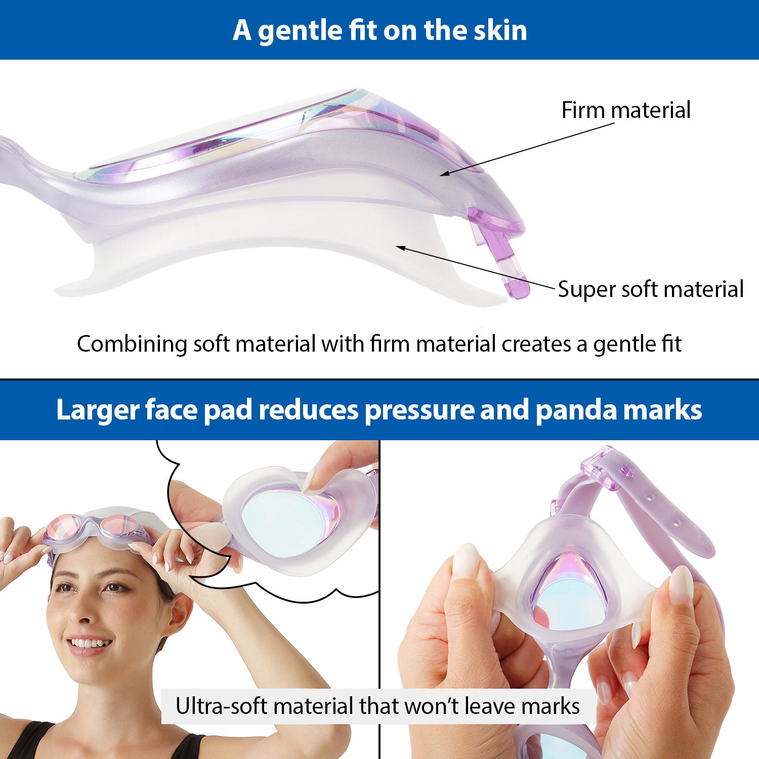 Selene SWIPE Swim Goggles, V-820ASA