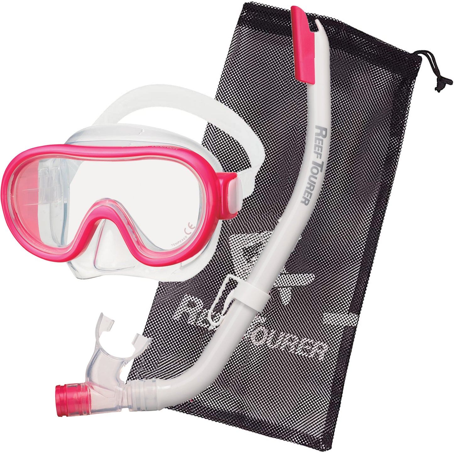 Youth Single-Window Mask & Snorkel Set for Ages 4-9, RC0203