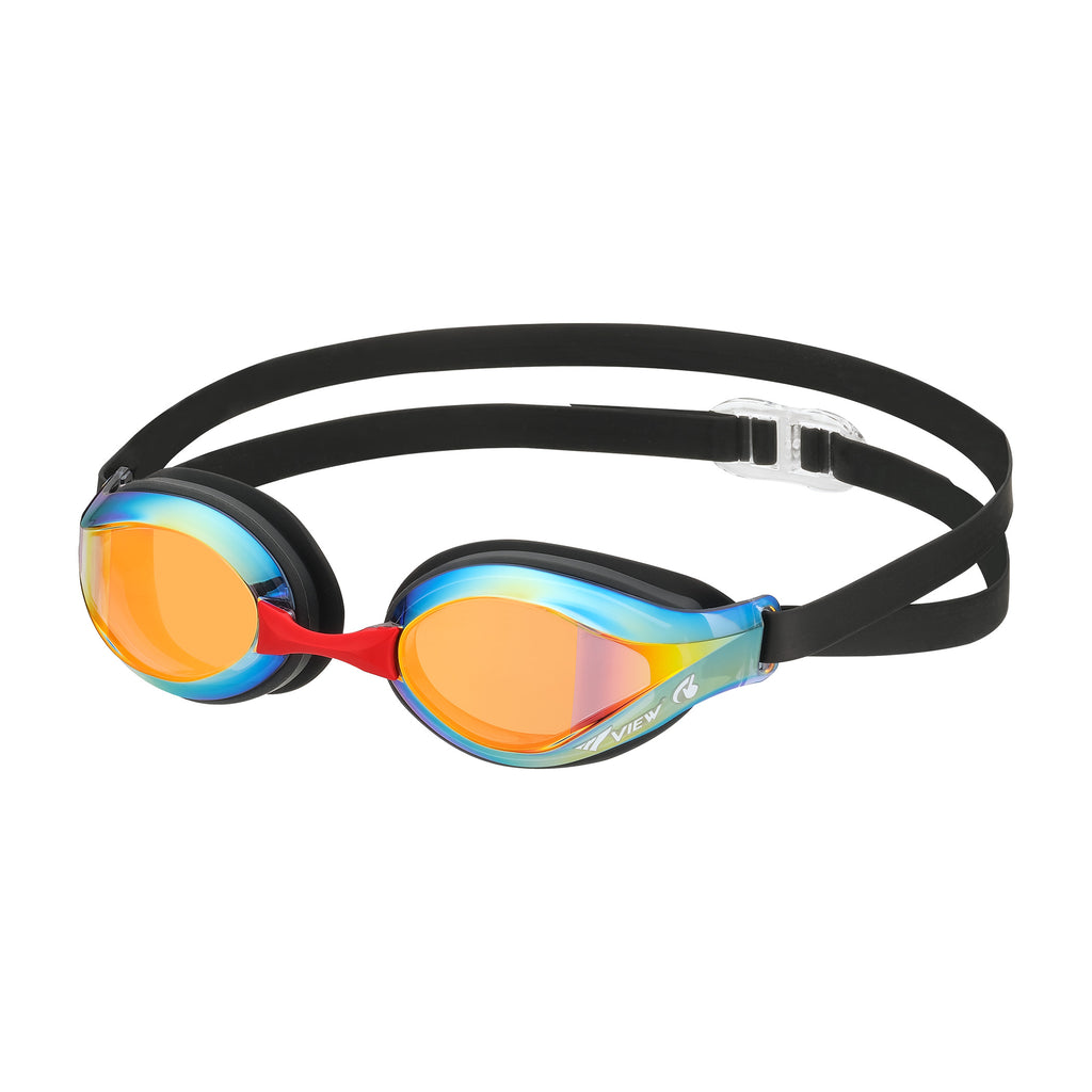 Try Junior SWIPE Anti-Fog Racing Mirrored Swim Goggles for Ages 6-12, V-260JASAM