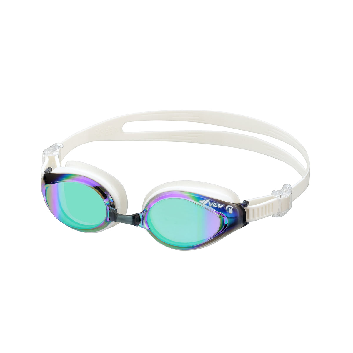 Curved Lens Fitness SWIPE Anti-Fog Swim Goggles, V-640ASA