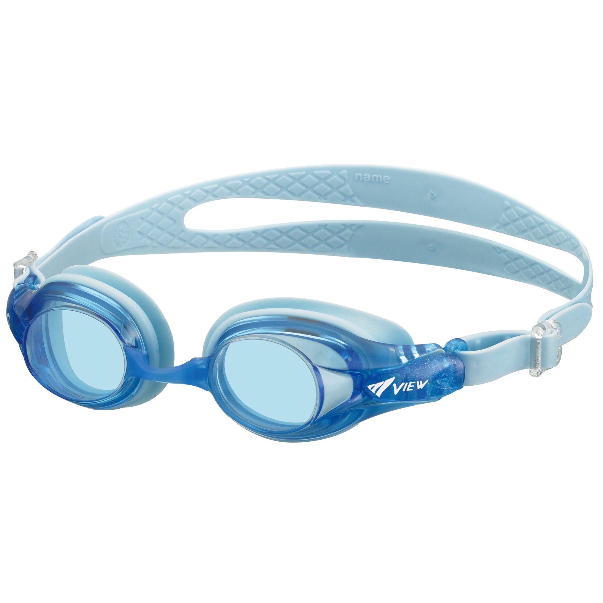 japanese swimming goggles View Swimming Gear Zutto V-722jasa Swipe Anti-Fog Junior Swim Goggles for Age 6-12, Blue
