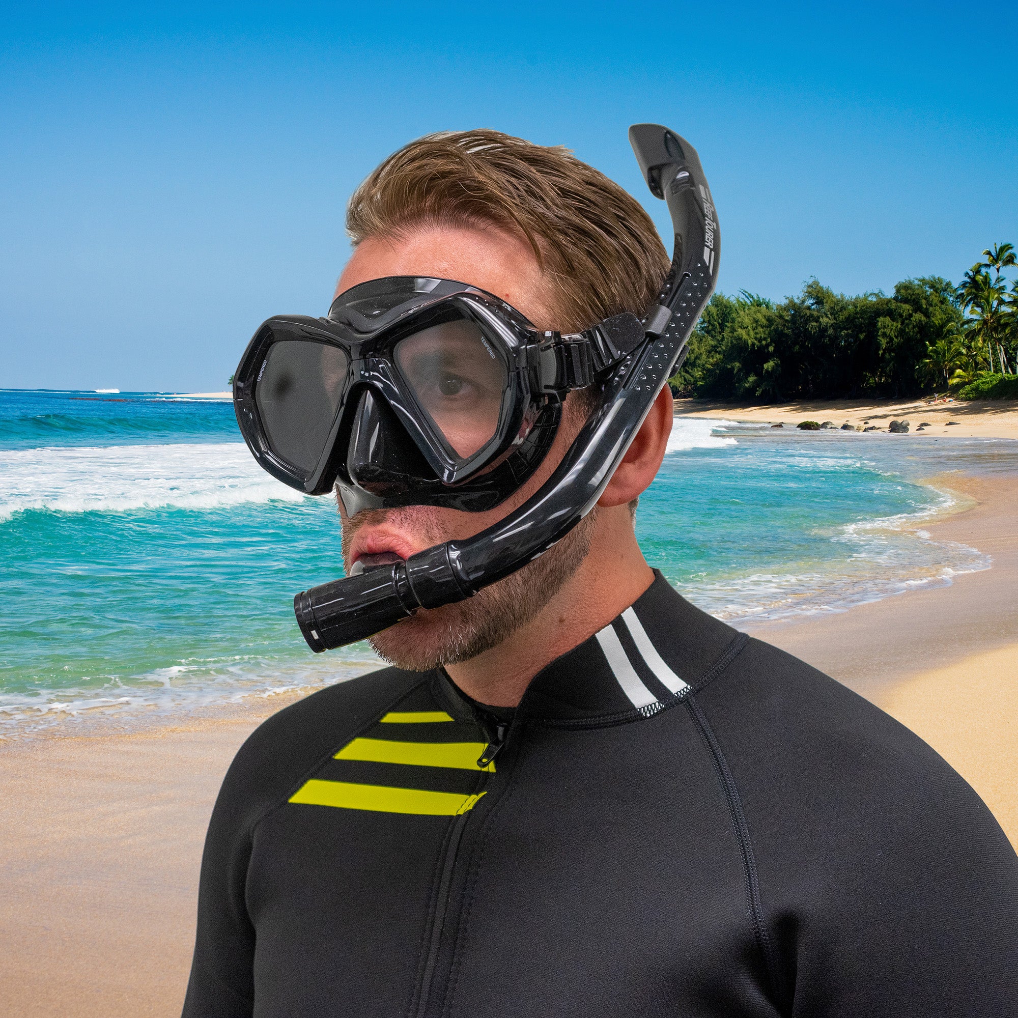 X-Plore Semi-Dry Snorkel for Ages 10+, RN0103