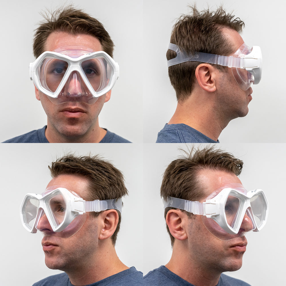 Adult X-Plore 2-Window Snorkeling Mask for Ages 10+, RM2003
