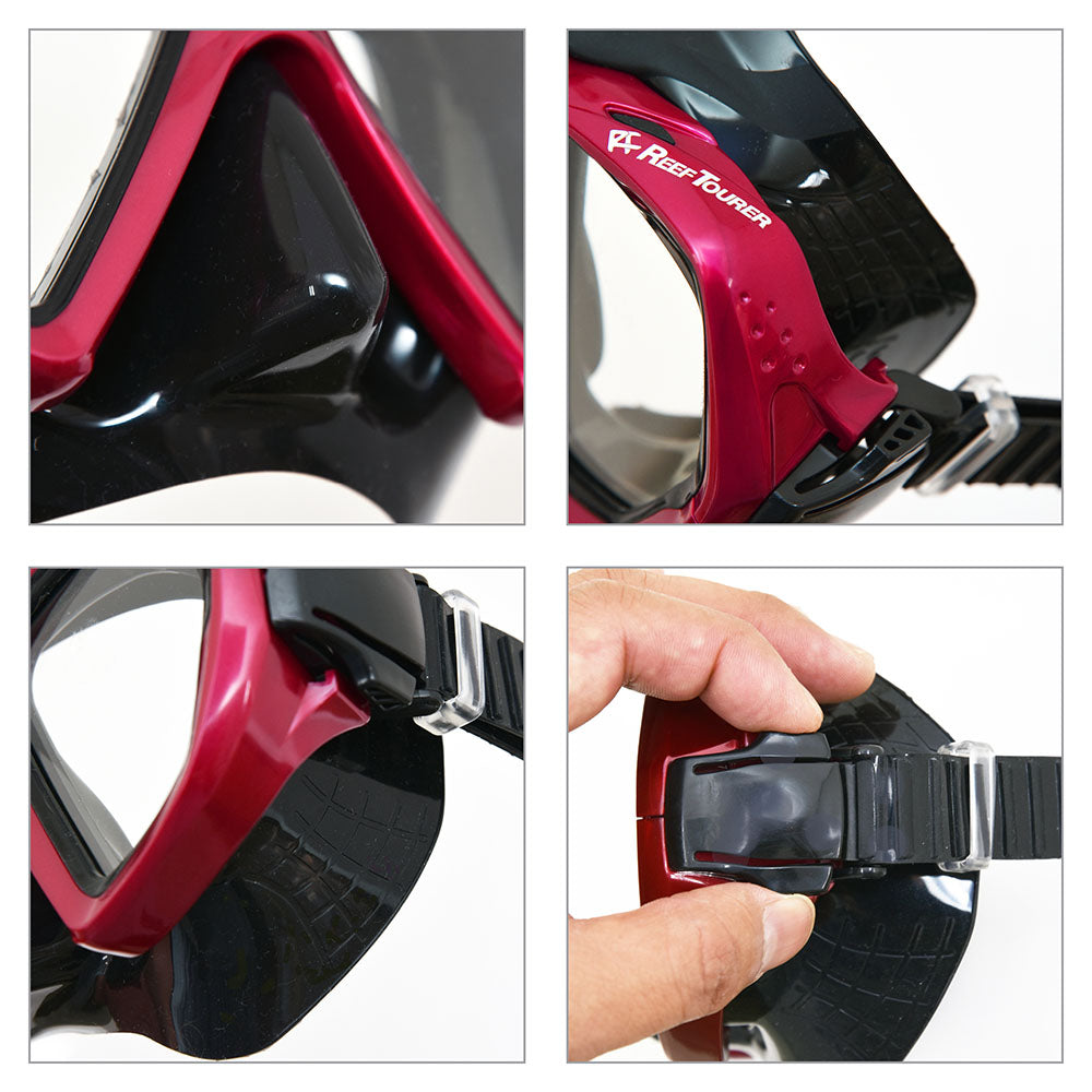 Adult X-Plore 2-Window Snorkeling Mask for Ages 10+, RM2003