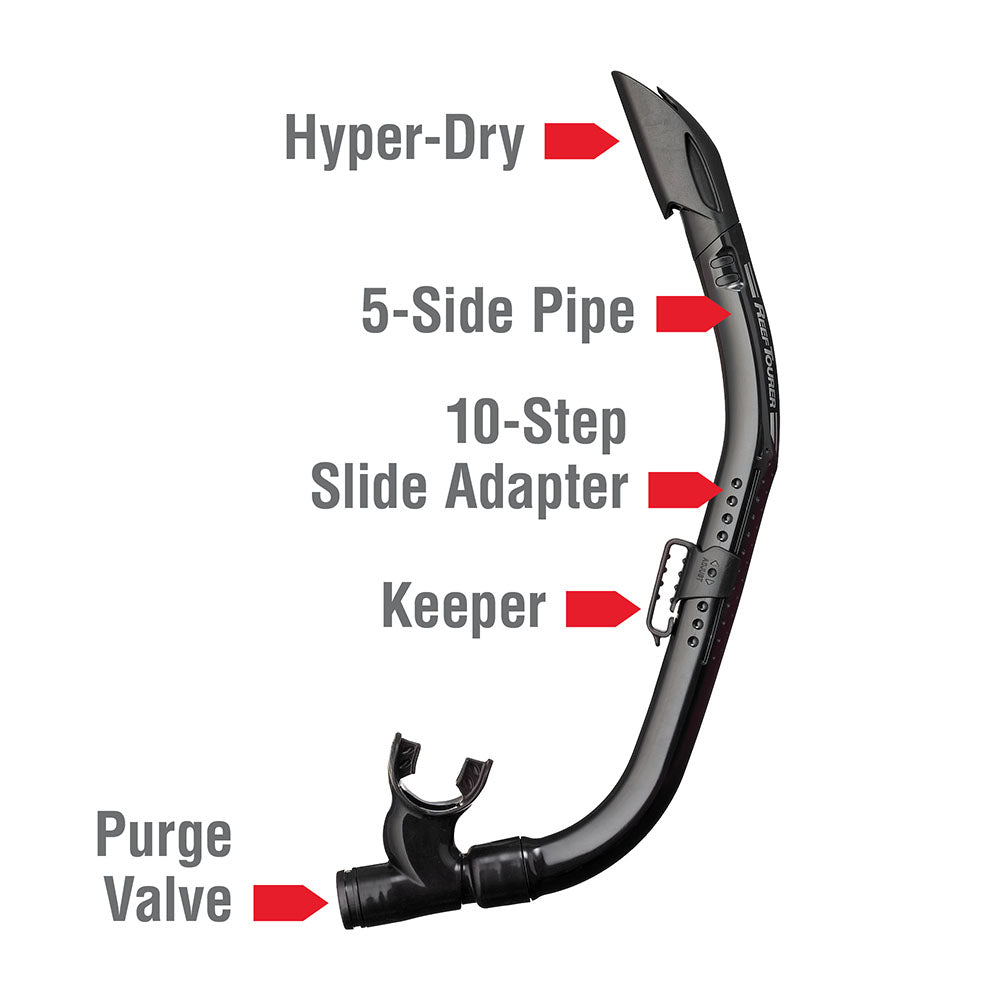 X-Plore Semi-Dry Snorkel for Ages 10+, RN0103