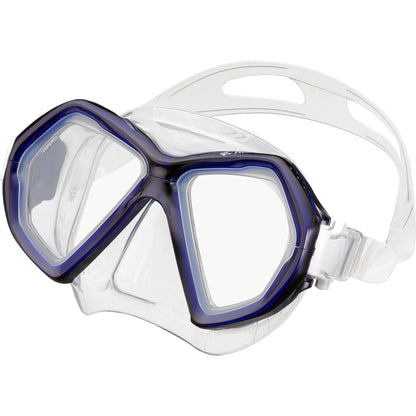 Adult X-Plore 2-Window Snorkeling Mask, Cobalt Blue