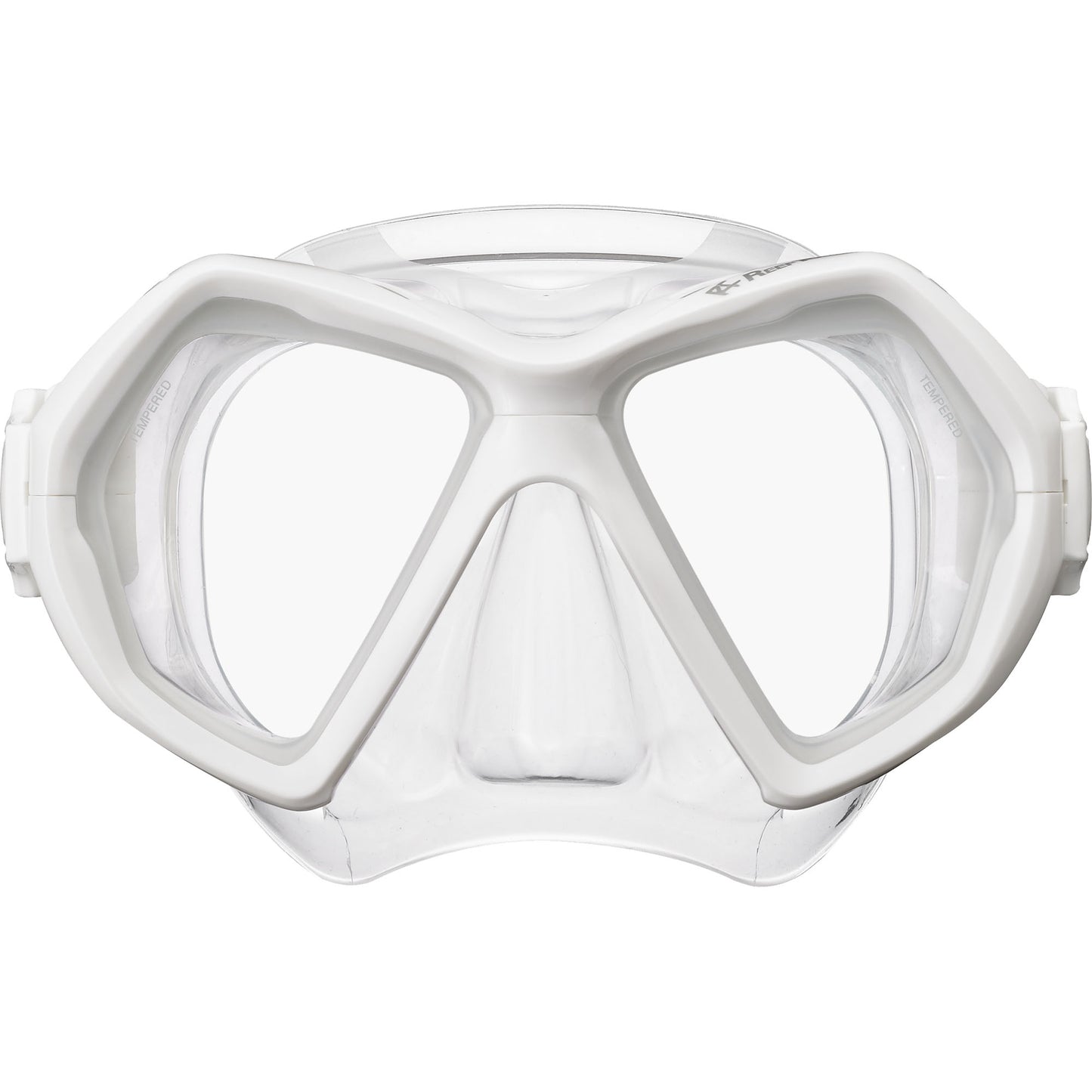 Adult X-Plore 2-Window Snorkeling Mask, White