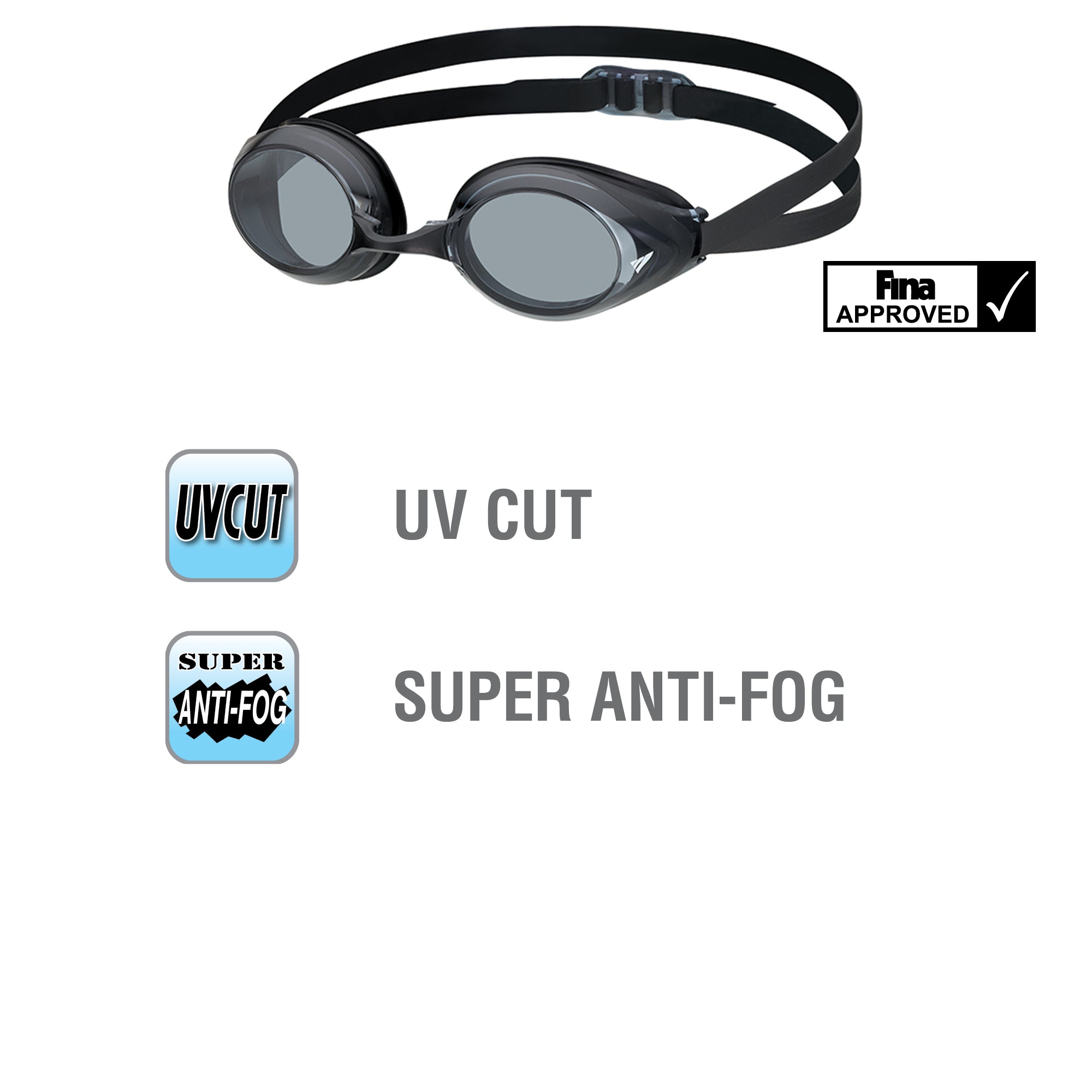 Pirana Masters Racing Swim Goggles, V-220A